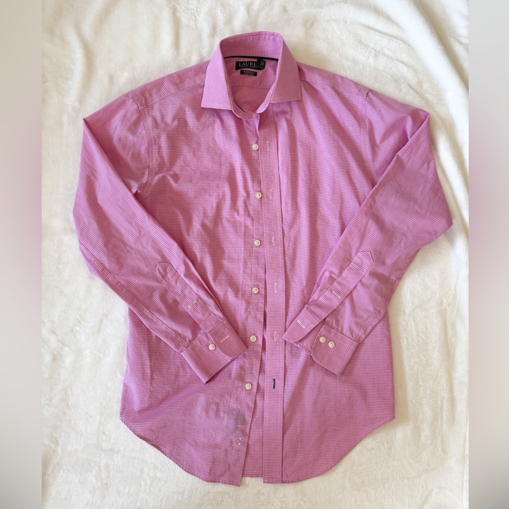 Lauren Ralph Lauren Pink Collared Shirt